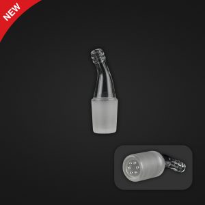 Glass Elbow Adapter With Glass Screen